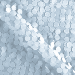 Baby Blue Sequin Overlay 72 x 72 Inch