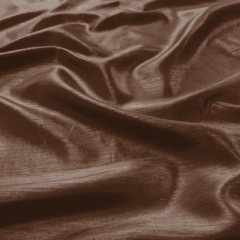 Brown Shantung Satin Dinner Napkin