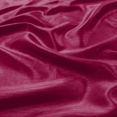 Cranberry Shantung Satin Dinner Napkin