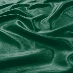 Hunter Green Shantung Satin Dinner Napkin