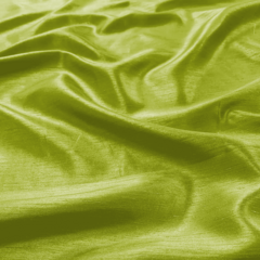 Avocado Shantung Satin 132 Inch Round Table Linen