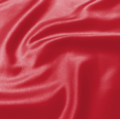 Red Poly Satin Overlay 80 x 80 Inch
