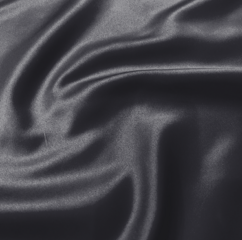 Charcoal Grey Poly Satin Overlay 80 x 80 Inch