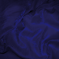 Royal Blue Crushed Shimmer 132 Inch Round Table Linen