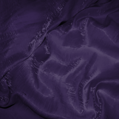 Plum Crushed Shimmer 132 Inch Round Table Linen