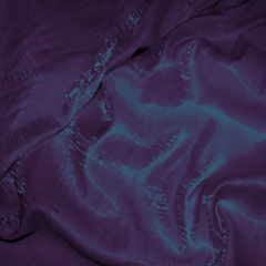 Emerald Magenta Crushed Shimmer 132 Inch Round Table Linen