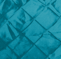 Teal Blue Pintuck 6 Foot Drape Table Linen
