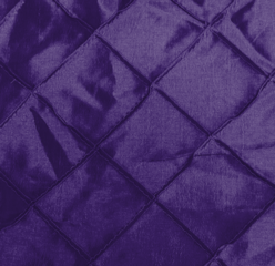 Purple Pintuck 6 Foot Drape Table Linen