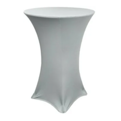 32 Inch Spandex Light Grey Cover for Cocktail Table