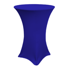 32 Inch Spandex Royal Blue Cover for Cocktail Table