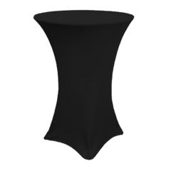 36 Inch Spandex Black Cover for Cocktail Table