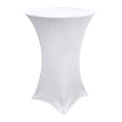 36 Inch Spandex White Cover for Cocktail Table
