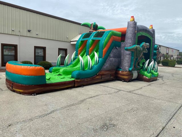 Dinosaur Bounce House  Jumping Jeepers Rentals Pooler GA