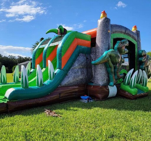Dinosaur Bounce House  Jumping Jeepers Rentals Pooler GA