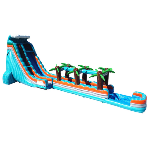 28FT Fiji Falls Single Lane Water Slide 70' Long