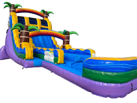 20FT Goombay Dual Lane Hybrid Water Slide