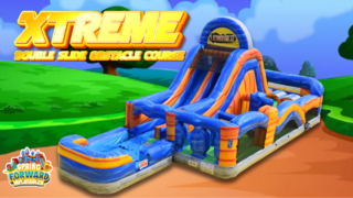 Double Slide Obstacle Course (Wet or Dry)