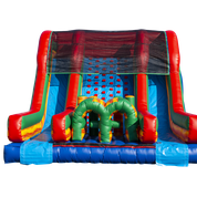 22FT Dual Lane Rockwall Slide (DRY ONLY)