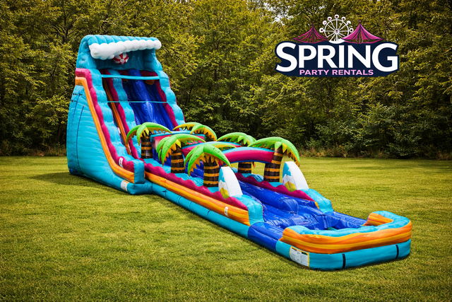 Beach Extreme Dual Lane Water and Slip n Slide