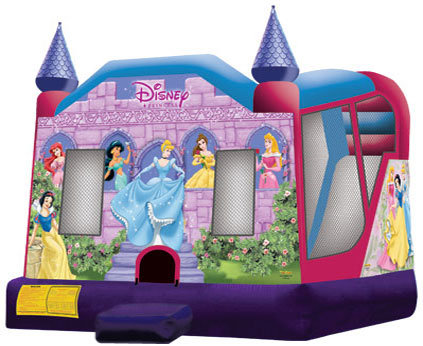 Disney Princess Bounce House with wet Slide