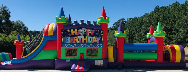 Happy Birthday 50ft Obstacle Course
