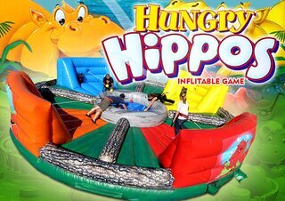 Hungry Hungry Hippo Inflatable Game