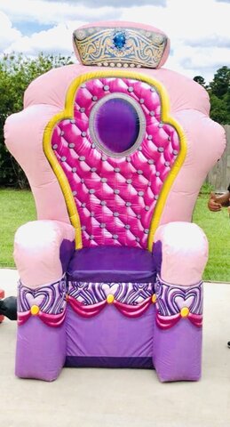 Pink Inflatable Throne