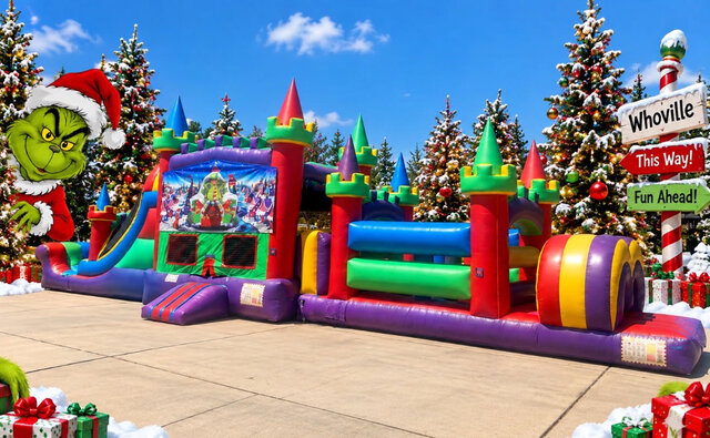 The Grinch Obstacle Course Combo