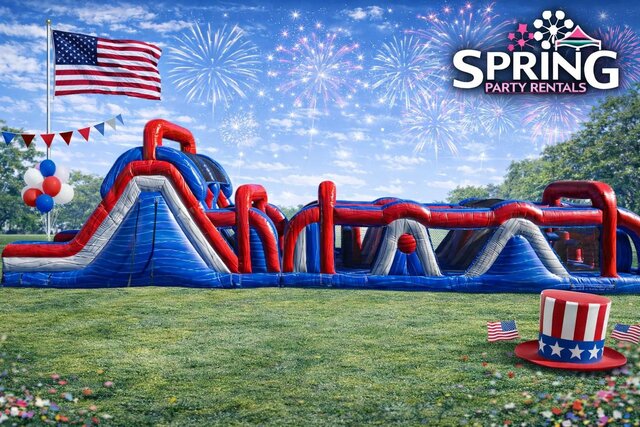 American Rush 70 FT Dual Lane Obstacle Course