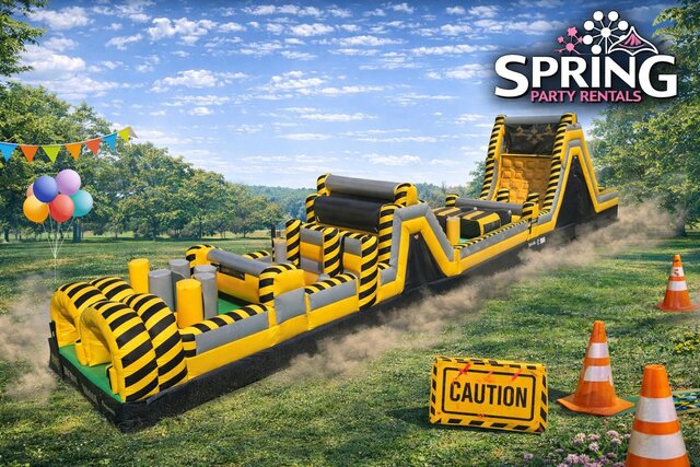 75 ft Atomic Rush Obstacle Course