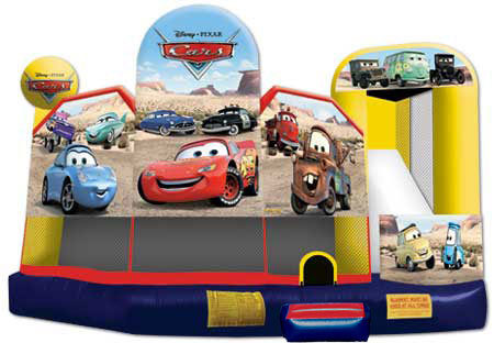 Disney Pixar Cars Bounce House with Wet Slide