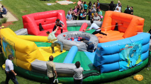 Hungry Hungry Hippo Inflatable Game, Spring Party Rentals LLC