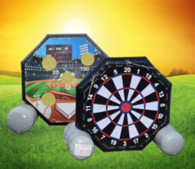 Giant Dart and Baseball Dual Game
