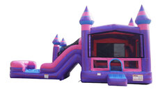 Majestic Bounce House with Dual Lane Slide