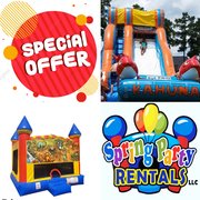 Water Slide and Bounce House Party Package