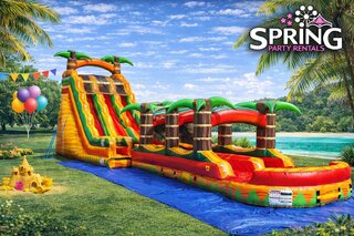 Aloha Rush Dual Lane Water Slide