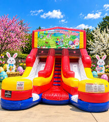 Happy Easter Dual Lane Slide