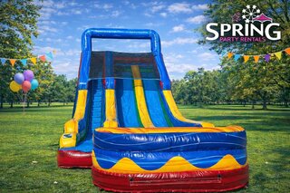 Retro Dual Lane Dry Slide