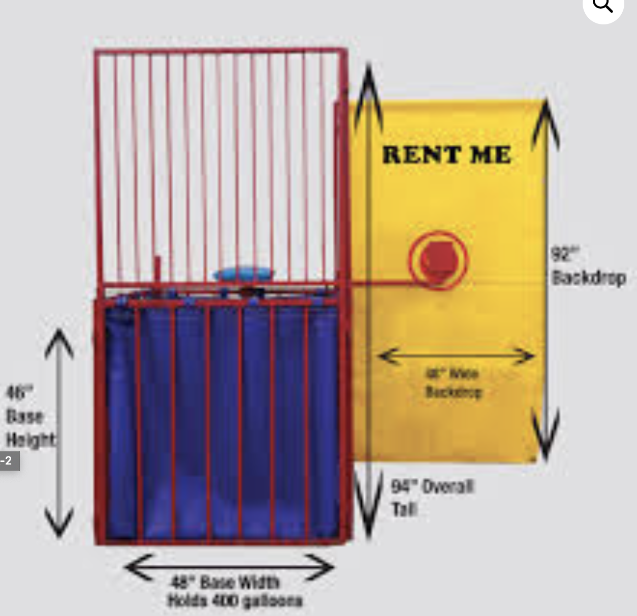 Dunk Tank Rental Ringgold GA Shelf Service Bouncers