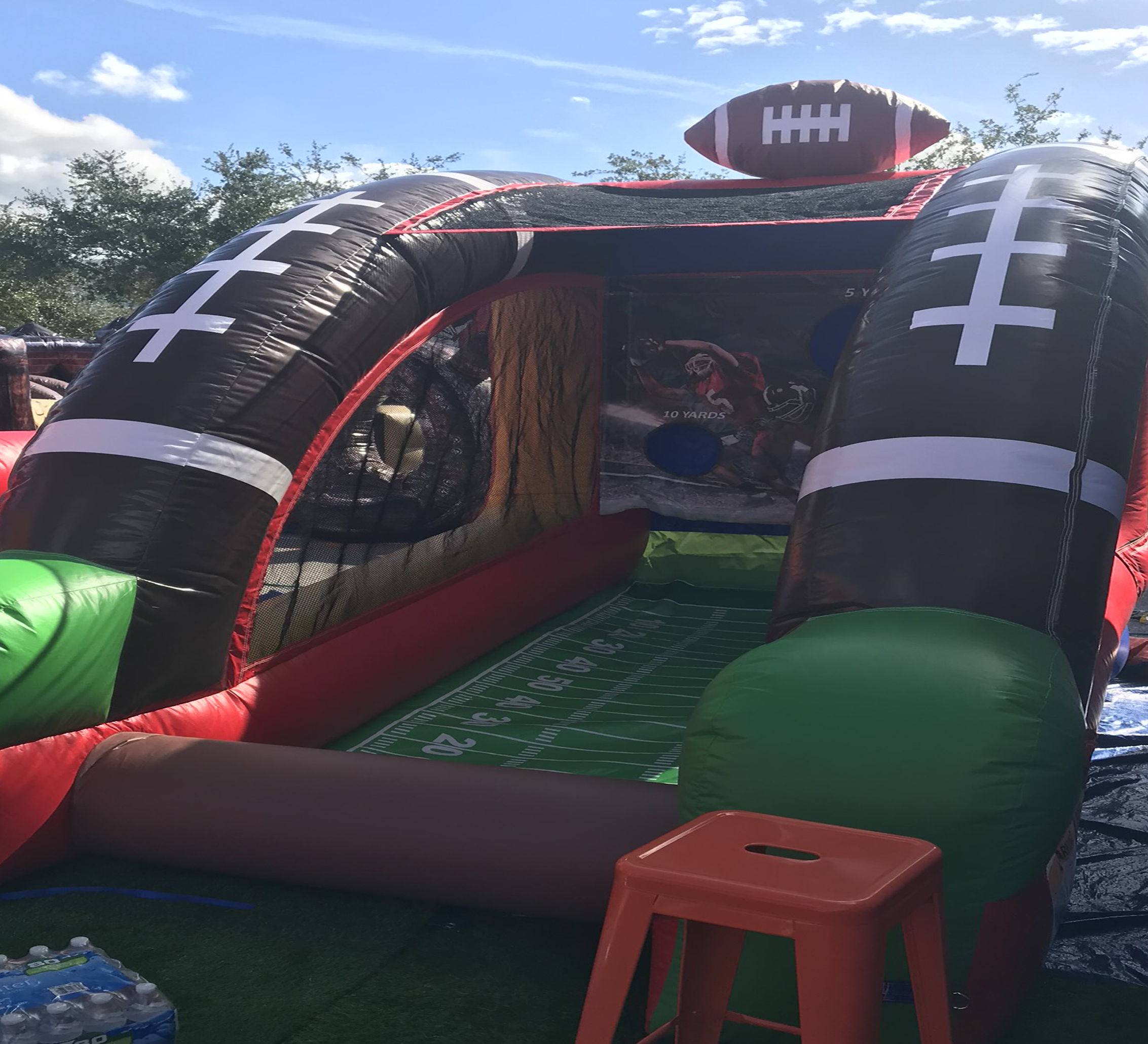 football inflatable game rental