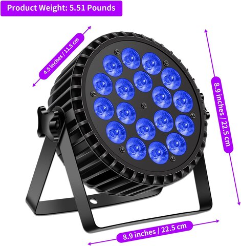 Lighting - LED Par RGBUV