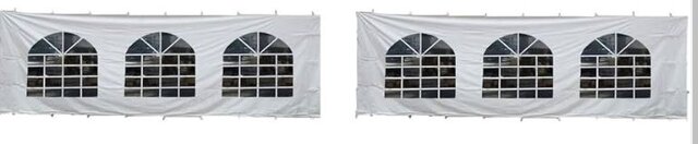 20' Pole Tent Cathedral Window Side Wall