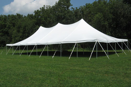 40' x 80' White Pole Tent