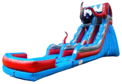 19' Kraken Water Slide with Pool