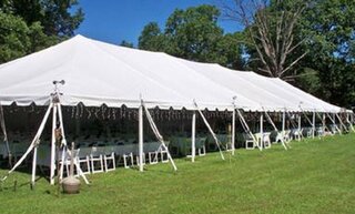 40 x 120 White Pole Tent