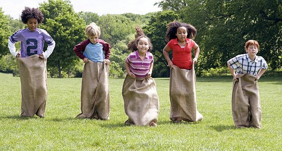 Burlap Sack Races (8 Sacks)