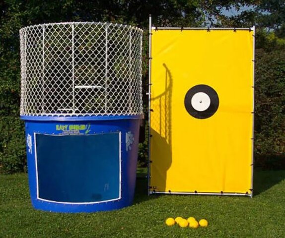 Blue Dunk Tank