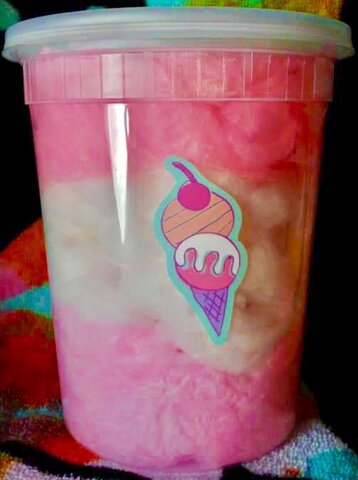 1 FLAVOR FRESH COTTON CANDY BUCKET