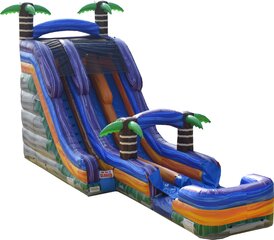 22' TROPICAL MOUNTAIN SURGE DRY SLIDE