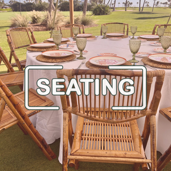 Seating Furniture Event And Party Rentals | Stella Rose Events | Sarasota FL